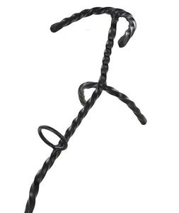 Taza de cuerno para beber vikingo Cuerno de búfalo pulido natural con soporte de hierro y cuerno de vino Artesanía natural de FS International - Product Image 2