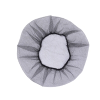 Gorro de malla elástica de nailon de 24 pulgadas blanco desechable de Venta caliente para el cabello de los hombres