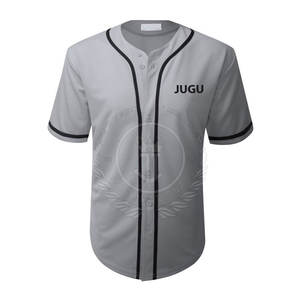 Camiseta de Béisbol para Hombre, Estilo Nuevo, Personalizada, Transpirable, 100% Poliéster, con Bolsillos, Diseño Liso, Alta Calidad - Product Image 1