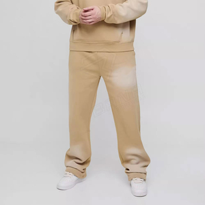 Vente en gros Survêtement pull-over surdimensionné pour hommes Ensemble de jogging deux pièces vintage avec logo personnalisé Survêtement de sport vierge - Product Image 6