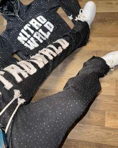 Traje de sudor para hombre más vendido de calidad superior Color sólido Hombres cómodos Trajes de sudor para la venta - Product Image 6