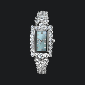 Reloj de Pulsera de Lujo para Mujer YD1008 con Logotipo Personalizado, Reloj de Joyería con Diamantes de Circonio para Mujer - Product Image 5