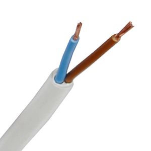 Tubo in PVC H05VV-F 2x1,0 mm² bianco 50 m - Product Image 1