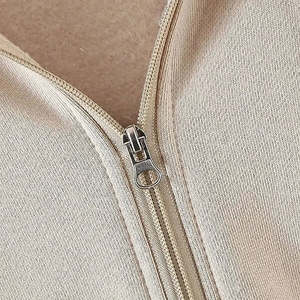 Sudadera con capucha de tela de algodón para mujer, venta al por mayor, ropa informal de excelente calidad con capucha, nuevo estilo, logotipo personalizado, ropa de mujer, sudaderas transpirables. - Product Image 3