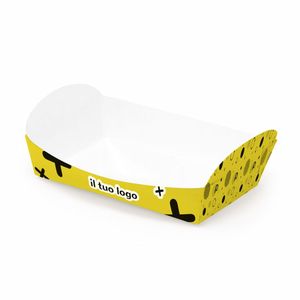 <b>Cardboard</b> <b>trays</b> mod. FOLD 14x20x6 cm - Personalized - Product Image 2