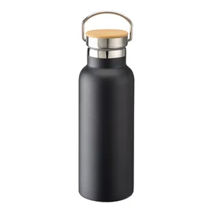 Bicchieri Termici in Acciaio Inossidabile di Thermos con Design Personalizzato in Bambù - Product Image 3
