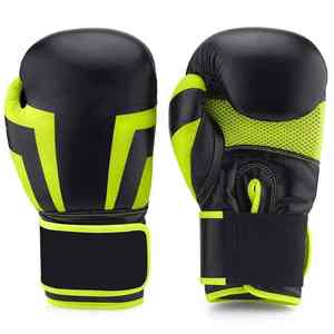New Design Professional MMA Boxing Gloves High Quality Breathable PU Leather <b>Hook</b> Loop Closure Custom Logo Customized Gloves - Product Image 1