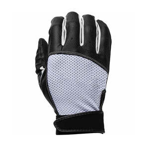 Guantes de bateo de béisbol Diseño de logotipo de color personalizado Cuero duradero Cierre de bucle de gancho Guantes de béisbol ambidiestros para hombres al por mayor - Product Image 6