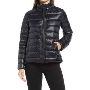 Venta al por mayor de lujo de invierno de las mujeres Puffer chaqueta de sublimación personalizada de talla grande impermeable cierre de cremallera - Product Image 6