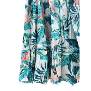 Jupe longue en coton à deux pneus, imprimé bohème, Maxi tunique indienne pour femmes, Design Style bohème, offre spéciale, 2022 - Product Image 3