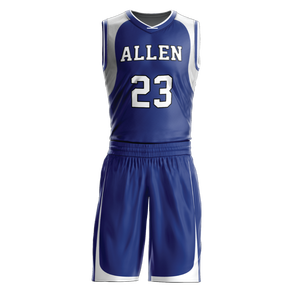 Maillot de basket-ball de qualité supérieure, ensembles de basket-ball imprimés par sublimation, uniformes de basket-ball OEM personnalisés pour hommes - Product Image 1
