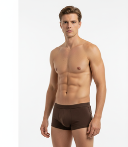 SoftTone Brown <b>Men</b> Cotton Briefs Soft Stretch Breathable Comfortable Daily Use Apparel - Product Image 3