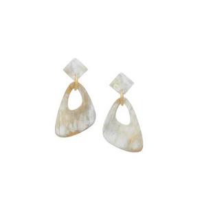 Joyería de moda de lujo Pendiente de cuerno Forma personalizada El mejor pendiente de cuerno pulido Tamaño personalizado y venta Venta directa del fabricante - Product Image 4