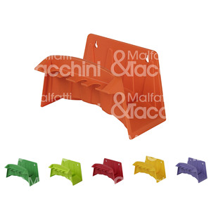 ปัตตาเลี่ยนติดผนังท่อศิลปะ110ในโพรพิลีนสีส้ม - Product Image 1