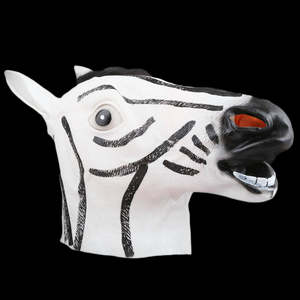 Máscara de Zebra de Juguete - Blanca - Product Image 1