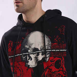 Venta al por mayor de alta calidad 400Gsm algodón polar pulóver Sudadera con capucha impresa Sudadera con capucha - Product Image 4