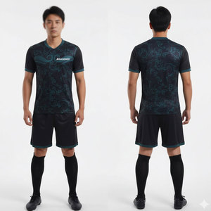 Uniforme de football respirant avec logo personnalisé, vêtements de sport professionnels, uniforme de football pour la vente en ligne - Product Image 1