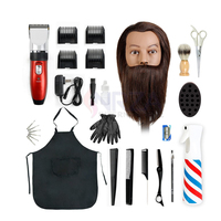 Kit de 10 Ciseaux de Coiffure Professionnels avec Pinces à Cheveux pour Barbiers