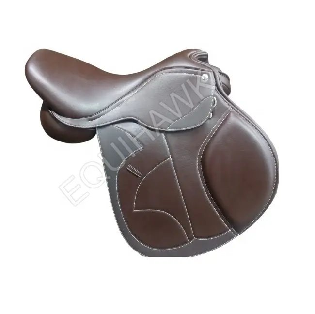 سرج حصان اصطناعي خفيف الوزن عالي الجودة مصنوع على لفة ركبة قريبة قابلة للفصل