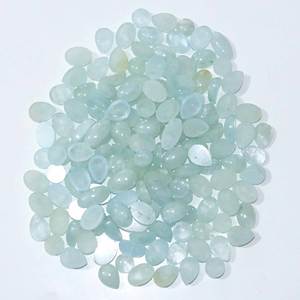 AAA + Super qualité naturel aigue-marine Cabochon en vrac taille libre Quartz pierres précieuses lot de gros pour la fabrication de bijoux fins - Product Image 3