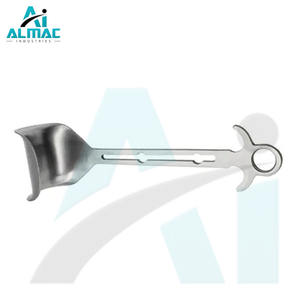 ALMAC Cirugía Abdominal Doyen Retractor en forma de mango hueco Hoja 105mm de ancho Mejora - Product Image 2