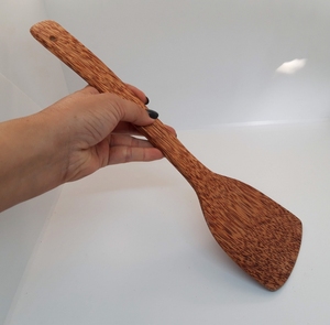 Ustensiles de cuisine en bois de noix de COCO outils de cuisine salade ustensiles de cuisine en bois cuillère pour casseroles antiadhésives COCO - ECO VIETNAM - Product Image 3