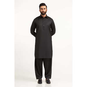 Costume à simple boutonnage SK-PSD-S25-034 coupe classique, longueur longue - Product Image 3