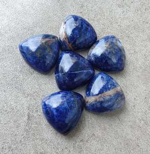 Trillón de Sodalita Natural Alto Pulido 3mm 5mm 10mm 12mm y Todos los tamaños calibrados disponibles Fabricación para mujeres Collar fino - Product Image 5