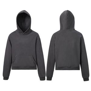 Streetwear urbain hommes à capuche haute qualité pull surdimensionné épais coton hiver sweat doux polaire chaud vêtements de sport - Product Image 6