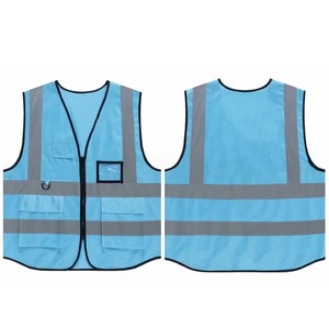 Ropa de trabajo de alta visibilidad OEM, chaleco reflectante de seguridad, protección de seguridad, ropa de trabajo, chaquetas de trabajo de poliéster 100%, chaleco para hombres - Product Image 5