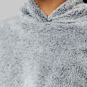 New Custom Women's Pullover <b>Hoodie</b> with <b>Sherpa</b> Lining and Full Customization Made in Pakistan Fleece Inner for Winter Season - Product Image 3