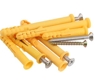 Perno de expansión de clavos de plástico para fijación de placa de yeso <span class=keywords><strong>autoperforante</strong></span> de Color blanco, amarillo y negro, anclajes de nailon, tapón de pared con tornillo - Product Image 6