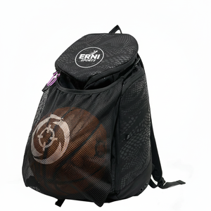 Sac à dos de sport Erni pour le basketball, grande capacité 50-70L, imperméable, en nylon, pour la salle de sport, l'entraînement, les voyages et le rangement - Product Image 3