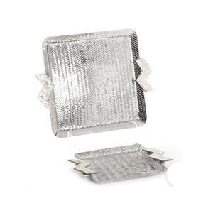 Accueil Hôtel Vaisselle Alimentaire Plat De Service En Métal Plateau De Service Restaurant Hôtels Décor De Table Servant Utilisation Multifonctionnelle - Product Image 4