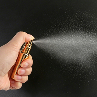 Flacon pulvérisateur de parfum en verre avec revêtement UV de 10 ml, rechargeable, atomiseur de parfum de voyage