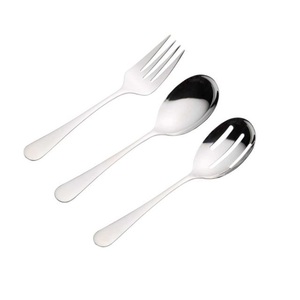 Đồng tay giả mạo thiết lập dao kéo kim loại Flatware mới nhất muỗng và nĩa kim loại Flatware Set cho hàng ngày được nhân đôi, thép dao kéo muỗng - Product Image 2