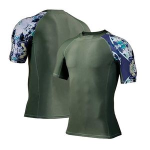 Chemise d'été à manches longues de compression pour hommes vêtements de sport à séchage rapide et à sublimation pour le jogging et la salle de sport - Product Image 4