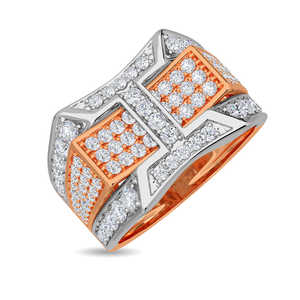 Luxuey 2023 caliente Popular 18K chapado en oro corazón 925 anillo de plata esterlina Moissanite nuevo diseño moda boda compromiso diamante - Product Image 3