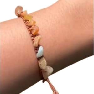 Handmade Adjustable Rope Gemstone <b>Bracelet</b> with Natural Healing Crystal Beads Perfect Jewelry Gift for All Occasions - Product Image 5