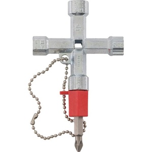 Doublehead Key for <b>Switch</b> Cabinet 11 Functions with Bit <b>Adapter</b> SCHUEBO Hex Keys - Product Image 3