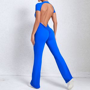 Custom Sportswear One Piece Yoga Woman Clothes <b>Tight</b> Sport Romper Bodysuit Quick Drying Fitness Workout Yoga Jumpsuit for <b>Women</b> - Product Image 2