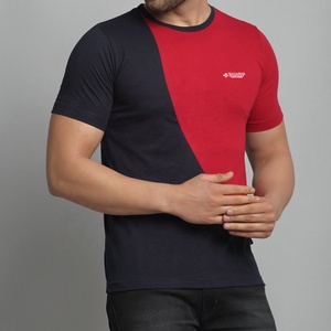Camisetas de Gimnasio Transpirables de Algodón 100% para Hombre, Corte Regular, Fabricación OEM/ODM, Logotipo Personalizado, Cuello Redondo, Tejido de Punto, Estilo Formal Liso - Product Image 3