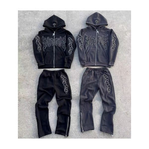 Conjunto Deportivo Personalizado 2025 para Hombre, Sudadera con Capucha y Cremallera, Cortavientos, Unisex, para Invierno - Product Image 1