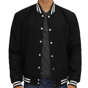 OEM Embroidery <b>Patches</b> Custom Letterman Man <b>Jackets</b> Lettermen College <b>Jacket</b> Baseball Leather <b>Jacket</b> for Man - Product Image 2