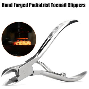 Poignées russes coupe-ongles ensemble acier inoxydable vernis miroir lames incurvées coupe-ongles ensemble avec ressort réglable - Product Image 3