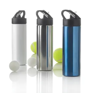 Bouteille de sport personnalisée avec paille pour merchandising - Product Image 2