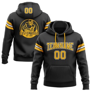 Custom Printed Winter Hoodies-Men's Cotton Fleece Pullover with Pocket - Product Image 1