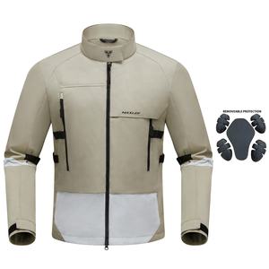 Veste Softshell de Protection pour Moto Unisexe Homologuée CE, Coupe-Vent, Imperméable, Respirante, Séchage Rapide, Grande Taille, Décontractée - Product Image 1