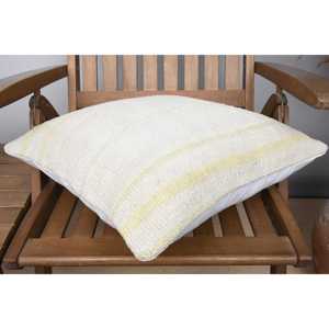 Almohada con estampado Vintage de lujo de lana Beige de 18x18 pulgadas, estilo de retales tejido con acento rústico de granja, portátil para uso en sofá de dormitorio - Product Image 4