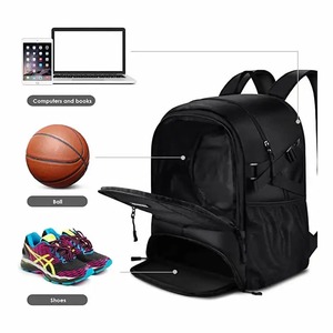 Sac de voyage de sport pour jeunes, sac de sport avec compartiment de basket - Product Image 1